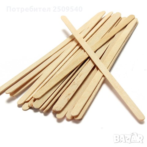 Еко дървени бъркалки 11см 500бр.