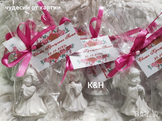 Подаръци на гости Ангелче за кръщене, снимка 2 - Подаръци за кръщене - 52070079