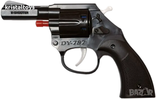 Пистолет с капси 8 Shooter с бял спусък и петле