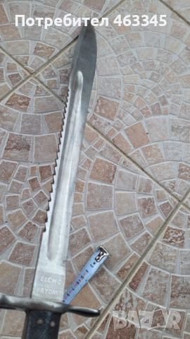 Щик, нож, байонет, британски, пионерски щик Елчо, трион, снимка 7 - Антикварни и старинни предмети - 52866648