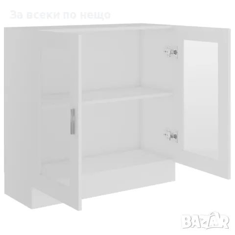 Шкаф Витрина, Бял, 82,5x30,5x80 См, ПДЧ Код P577, снимка 9 - Шкафове - 50425668