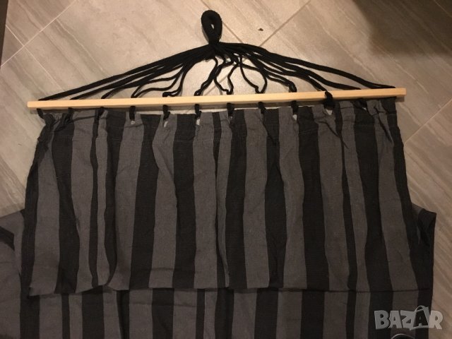 хамак с дървени рейки легло градина открито почивка къмпинг, снимка 4 - Градински мебели, декорация  - 44084522