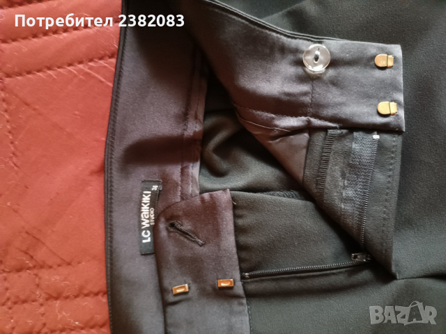 Черен дамски панталон , снимка 3 - Панталони - 44909294