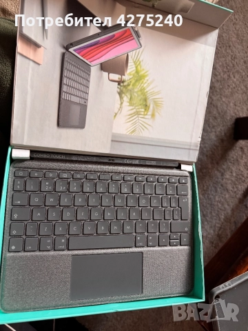 Ipad gen 9 + logitech combo touch, снимка 3 - Таблети - 52885256