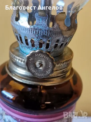 Стъклена газена лампа , снимка 2 - Други ценни предмети - 47319155