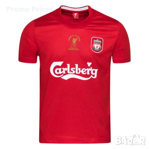 LFC Ретро тениска Ливърпул Истанбул Liverpool / Milan 2005 M