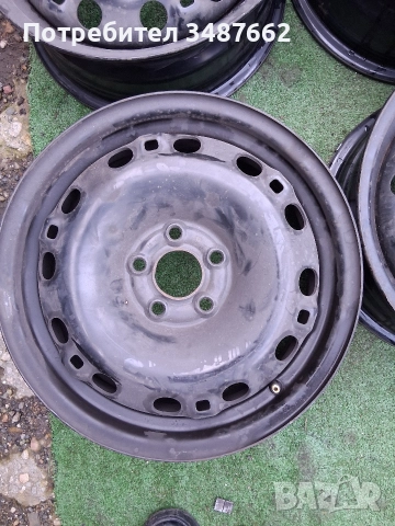 15цола метални за VW Audi 5×100 6J ×15 ет43 ц.57.1мм , снимка 4 - Гуми и джанти - 52722109