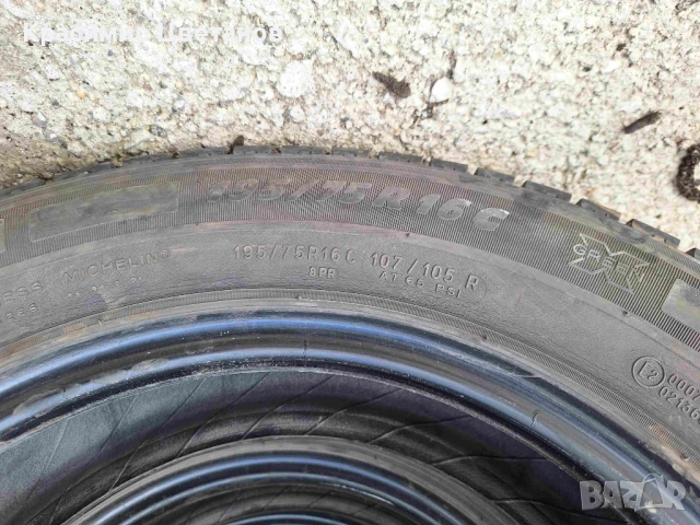 6бр. запазени летни гуми Michelin Agilis 195/75 R16С, снимка 10 - Гуми и джанти - 51209042
