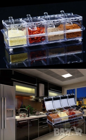   Контейнери за съхранение на подправки  