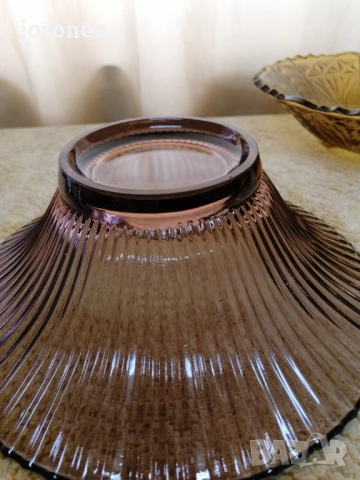 Стъклени фруктиери,чинии,купички соц.производство, снимка 15 - Прибори за хранене, готвене и сервиране - 53396004