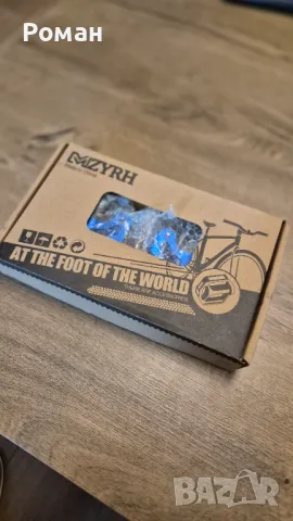 MZYRH Педали за колело алуминиеви с железни пинове, снимка 2 - Части за велосипеди - 50424203