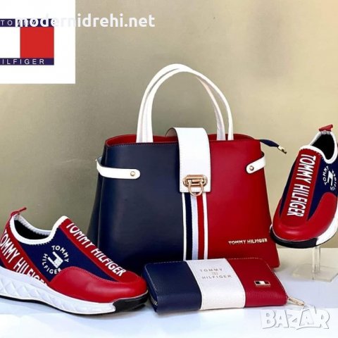 Дамска чанта портфейл и спортни обувки Tommy Hilfiger код 513, снимка 1 - Дамски ежедневни обувки - 33609420