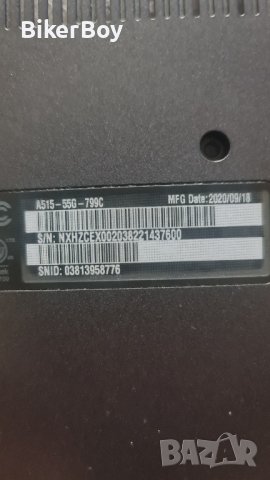 acer aspire 5 A515-55G-799C за части, снимка 2 - Лаптопи за игри - 42958460