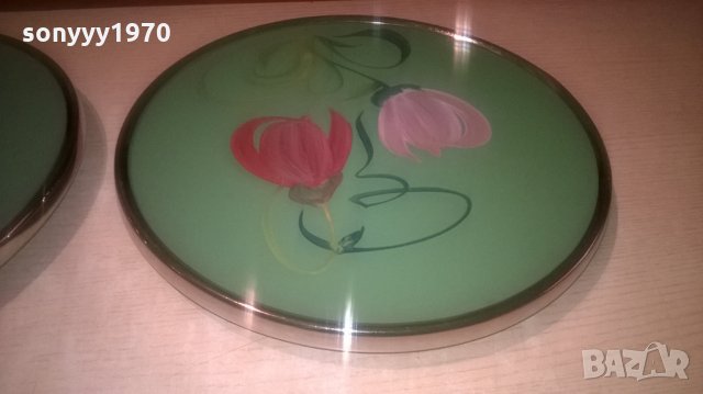 Въртящти се метално-стъклени стойки за колекция или торта 30 см, снимка 4 - Колекции - 27474533