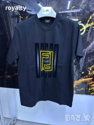 Fendi Мъжка Нова Тениска Реални Снимки 