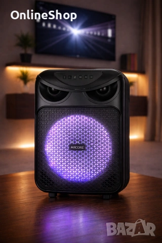 Преносима 8" караоке тонколона с Bluetooth, снимка 3 - Тонколони - 53036851