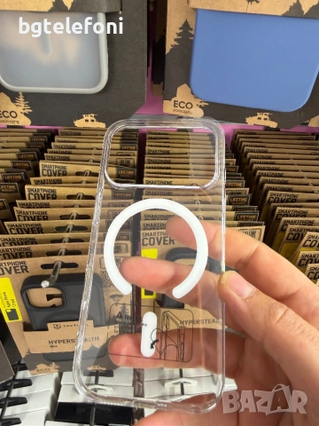 iPhone 17 Pro , iPhone 17 Pro Max Magsafe Clear case, снимка 4 - Калъфи, кейсове - 53238092