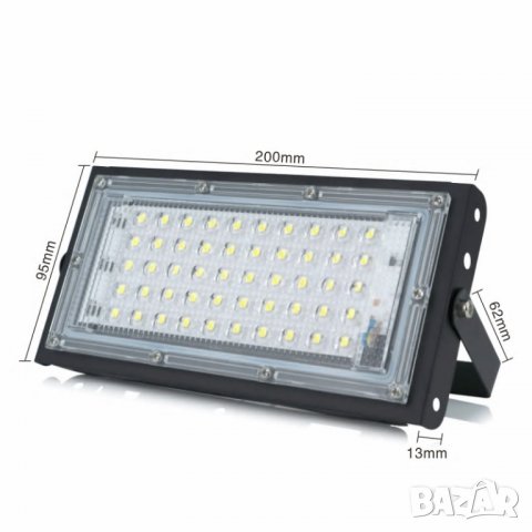 Лед прожектор лед прожектор 50w 220v Външен лед прожектор, снимка 12 - Прожектори - 28905798