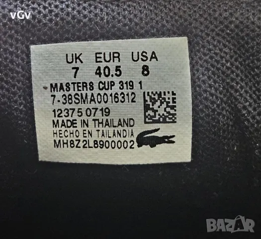 Мъжки кецове Lacoste - 40/41, снимка 4 - Кецове - 50155036