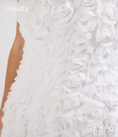 Бяла дамска рокля , снимка 3 - Рокли - 50071626