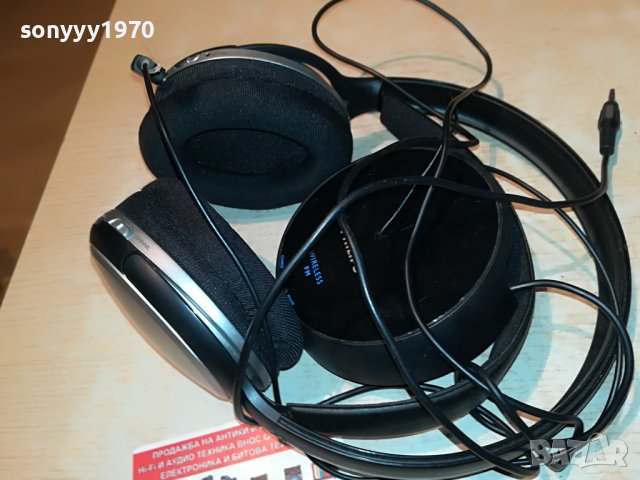 philips headphones+transmitter 1905221639, снимка 4 - Слушалки и портативни колонки - 36813923
