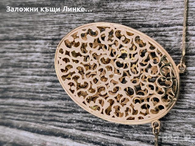 НОВО Златно колие с висулка 10гр / 14К, снимка 7 - Колиета, медальони, синджири - 52825456