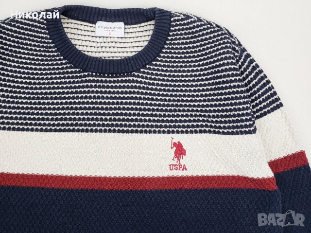 USPA US Polo Assn Оригинален Пуловер Блуза (S)