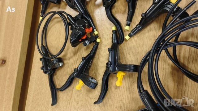 4-бутални комплект спирачки Shimano BL-MT401/BR-MT420, снимка 7 - Части за велосипеди - 43866063