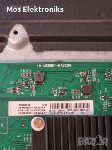 Телевизор на части - TOMSON 43uc6306, снимка 2 - Части и Платки - 50691901