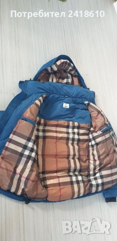 Burberry Mens Down Jacket Slim Fit Size 50/L ОРИГИНАЛ! Мъжко Зимно пухено Яке!, снимка 7 - Якета - 39543646