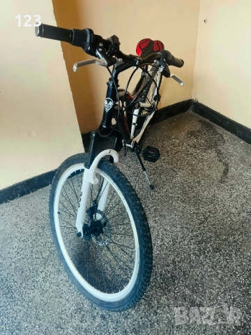 Велосипед RDB Coora, Full suspension, 26 гнча. Оборудвано Shimano, 21 скорости. Черен Червен (COBRA2, снимка 5 - Индустриална техника - 51667347