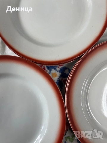 Едни различни чинии на Китка  Според мен си пастват чудесно , снимка 10 - Чинии - 52668749