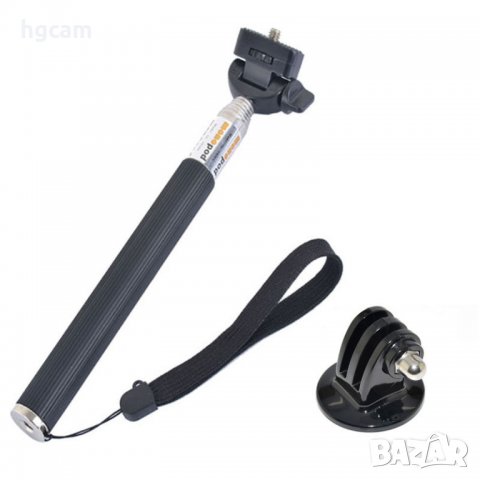 Монопод (селфи стик) 100см за екшън камери GoPro и други, снимка 3 - Чанти, стативи, аксесоари - 10533970