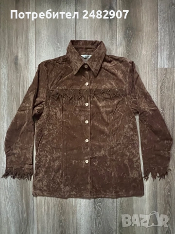 Дамска плюшена риза, снимка 3 - Ризи - 53485326