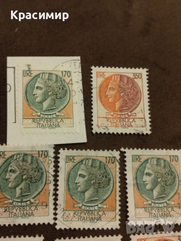 Пощенски марки Италия , снимка 4 - Филателия - 51477536