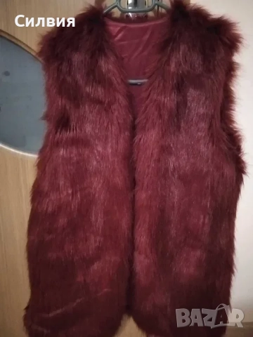 Елек с косъм, снимка 2 - Елеци - 52704718