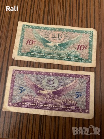 Лот американски банкноти - центове, снимка 2 - Нумизматика и бонистика - 33494805