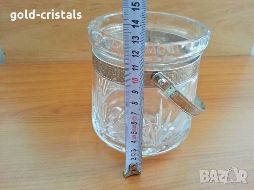 Кристална ледарка купа за лед , снимка 4 - Антикварни и старинни предмети - 28684235