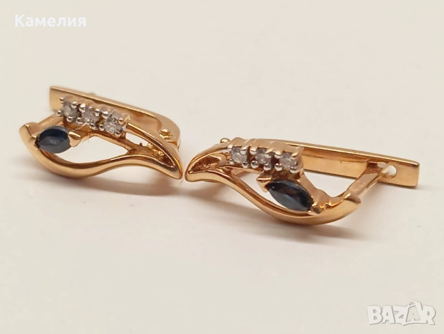 Руско злато , снимка 2 - Обеци - 53220785