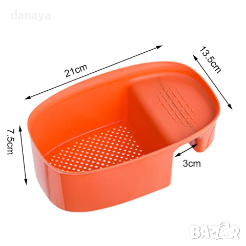 4567 Закачащ се органайзер гевгир за мивка, снимка 9 - Аксесоари за кухня - 44923216