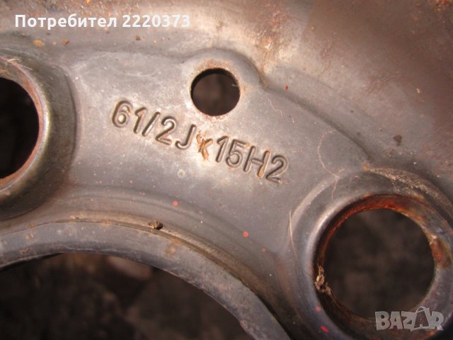 джанти MERCEDES 6.5jx15h2 ET 49 номер 2343, снимка 3 - Гуми и джанти - 32507463