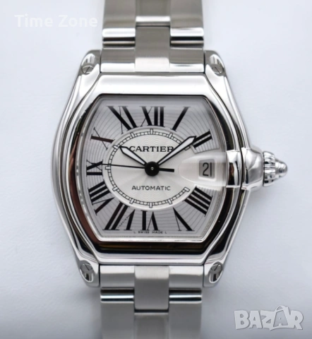 Cartier Roadster 44 x 37mm Steel White Dial Мъжки / Унисекс