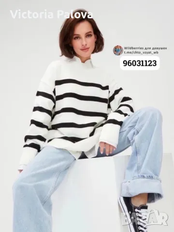 Блуза/суитчър райе ELISABETH BY LIZ CLAIBORNE , снимка 17 - Блузи с дълъг ръкав и пуловери - 49379671