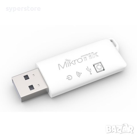 Лан Карта Безжична Mikrotik RB Woobm Двубандов USB адаптер, снимка 1 - Мрежови адаптери - 38954813