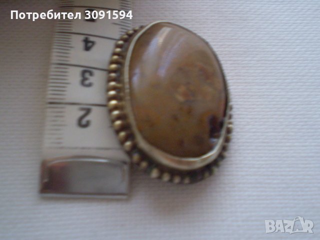 възрожденска брошка със Ахат, снимка 5 - Антикварни и старинни предмети - 37452537