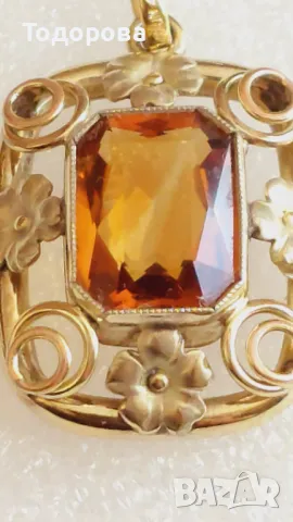 Медальони- златно 14к Американско дубле, снимка 5 - Колиета, медальони, синджири - 50362881