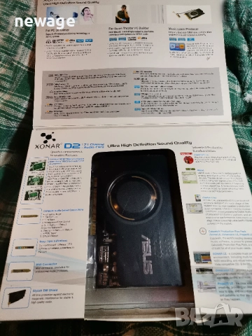 🎧 ASUS Xonar D2/PM/A – качествен звук от златната ера на звуковите карти 🎧, снимка 3 - Други - 52257757