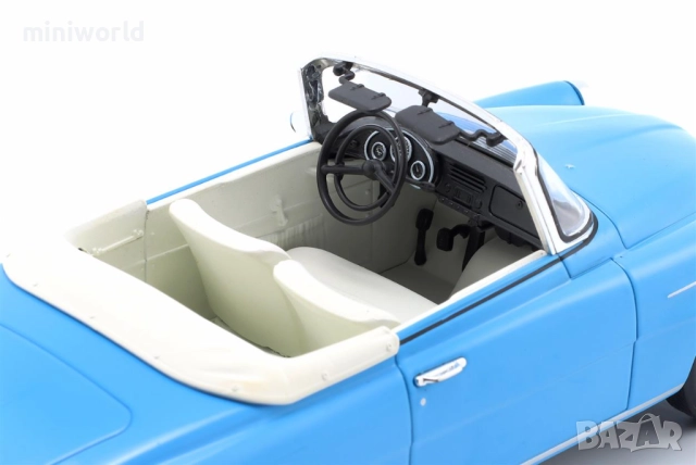 SKODA FELICIA Cabrio 1959 - мащаб 1:24 на WhiteBox моделът е нов в кутия, снимка 4 - Колекции - 52247278