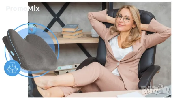 Ергономична възглавница за стол Klaudena Seat Cushion ергономична подложка за сядане, снимка 3 - Други - 48334283