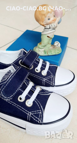 №20-№23, Бебешки гуменки за момче в синьо и бяло, снимка 4 - Бебешки обувки - 36104119